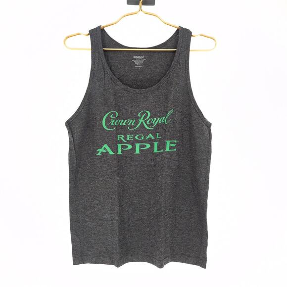 Crown Royal Regal Apple Women's Dark Grey/Gray Graphic Tank Top - Size S - GUC - Picture 10 of 10